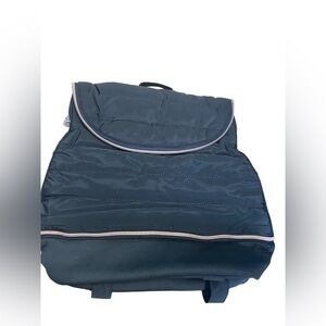 Stella and Dot Black Quilted Rose Gold Crush It Backpack Bag NWT